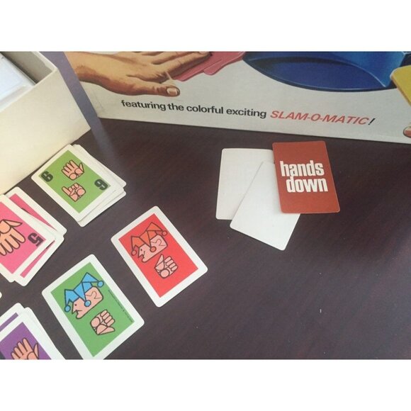 1964 Ideal Hands Down Slam-O-Matic Board Game Vintage Complete Game - Picture 3 of 10